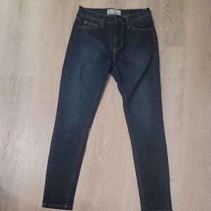 Free People Blue Skinny Jeans Classic Denim